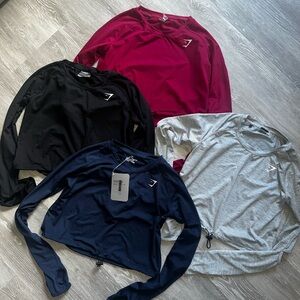 Gymshark Drawcord Crop Top bundle